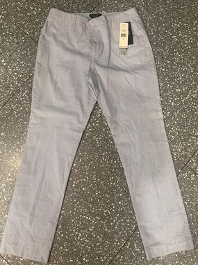 Ralph Lauren Blue and White Striped Dress Shirt New with tags